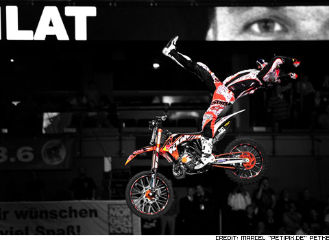 Petr Pilat celebrates his comeback at the Night of the Jumps in Hamburg 2011 Petr Pilat celebrates his comeback at the Night of the Jumps in Hamburg 2011