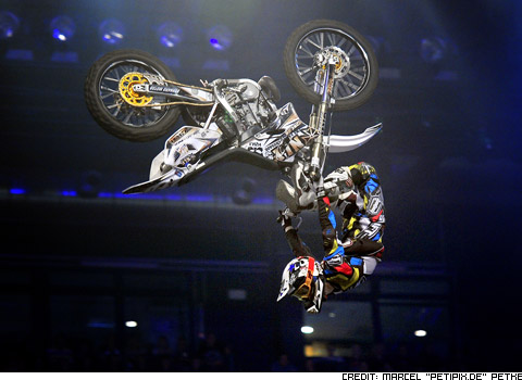 Romain Izzo doing a Backflip Cordova at the Night of the Jumps in Hamburg 2011 Romain Izzo doing a Backflip Cordova at the Night of the Jumps in Hamburg 2011