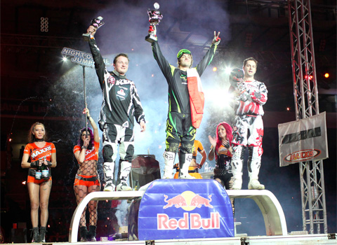 Hannes Ackermann, David Rinaldo, Brice Izzo - Winners of Night of the Jumps in Linz 2013