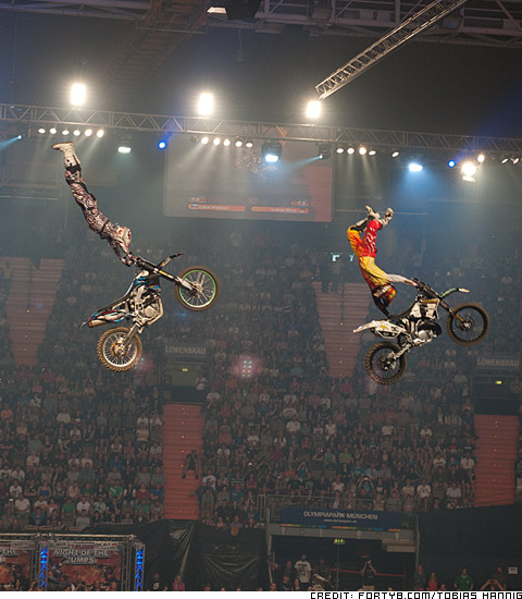 Race & Style – Lukas Weis and Libor Podmol at Night of the Jumps in Munich 2012
