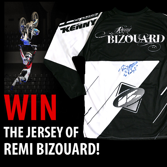 WIN the rider Jersey of Remi Bizouard